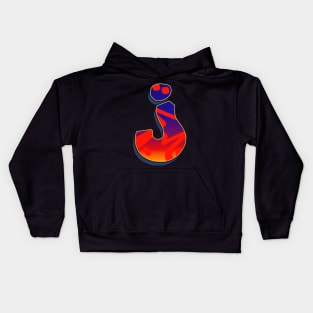 Letter J - Night Sky Kids Hoodie